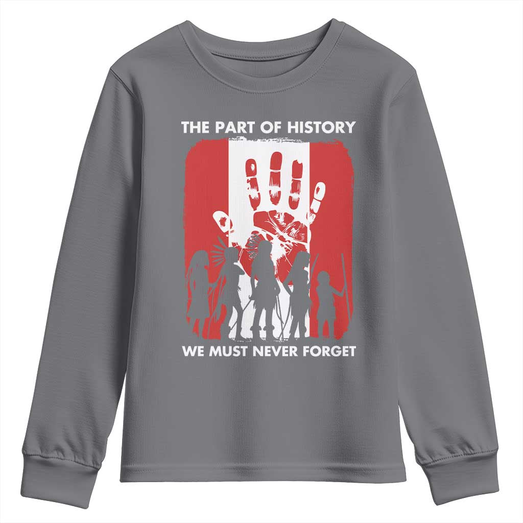 Native American Child Idian Youth Sweatshirt The Part Of History We Must Never Forget - Wonder Print Shop