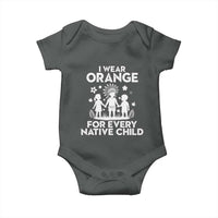 Native American Child Idian Baby Onesie I Wear Orange For Every Native Child Indian Pride - Wonder Print Shop