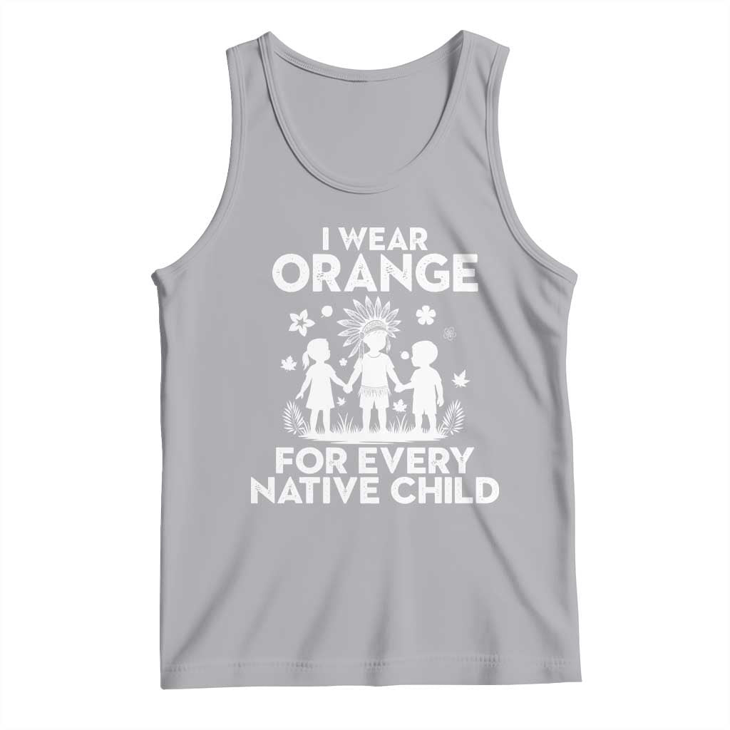 Native American Child Idian Tank Top I Wear Orange For Every Native Child Indian Pride - Wonder Print Shop