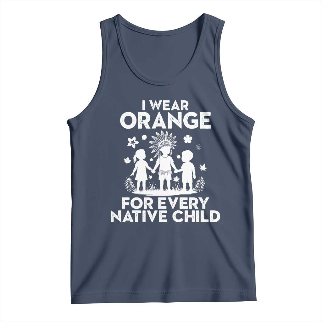 Native American Child Idian Tank Top I Wear Orange For Every Native Child Indian Pride - Wonder Print Shop