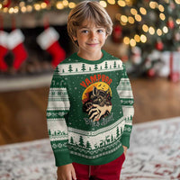 Vampurr Bites Again Ugly Christmas Sweater Funny Vampire Cat Halloween Horror