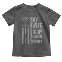 My Wife is My Favorite Problem Toddler T Shirt Funny Sarcastic Wife American Flag