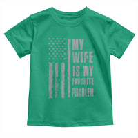 My Wife is My Favorite Problem Toddler T Shirt Funny Sarcastic Wife American Flag