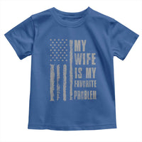 My Wife is My Favorite Problem Toddler T Shirt Funny Sarcastic Wife American Flag