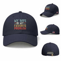 My Wife is My Favorite Problem Baseball Cap Funny Sarcastic Wife Meme
