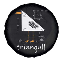 Triangull Triangle Seagull Bird Pun Spare Tire Cover Funny Math Teacher Joke Humor
