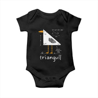 Triangull Triangle Seagull Bird Pun Baby Onesie Funny Math Teacher Joke Humor