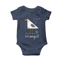 Triangull Triangle Seagull Bird Pun Baby Onesie Funny Math Teacher Joke Humor