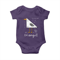 Triangull Triangle Seagull Bird Pun Baby Onesie Funny Math Teacher Joke Humor