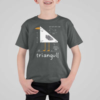 Triangull Triangle Seagull Bird Pun T Shirt For Kid Funny Math Teacher Joke Humor