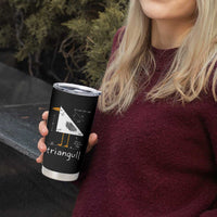 Triangull Triangle Seagull Bird Pun Tumbler Cup Funny Math Teacher Joke Humor