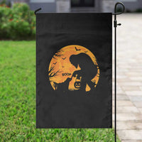Bigfoot Boop Dog Hallowwen Garden Flag Funny Sasquatch Meme Dog Lovers Full Moon