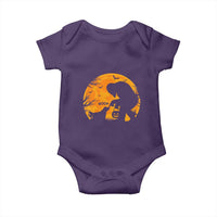 Bigfoot Boop Dog Hallowwen Baby Onesie Funny Sasquatch Meme Dog Lovers Full Moon