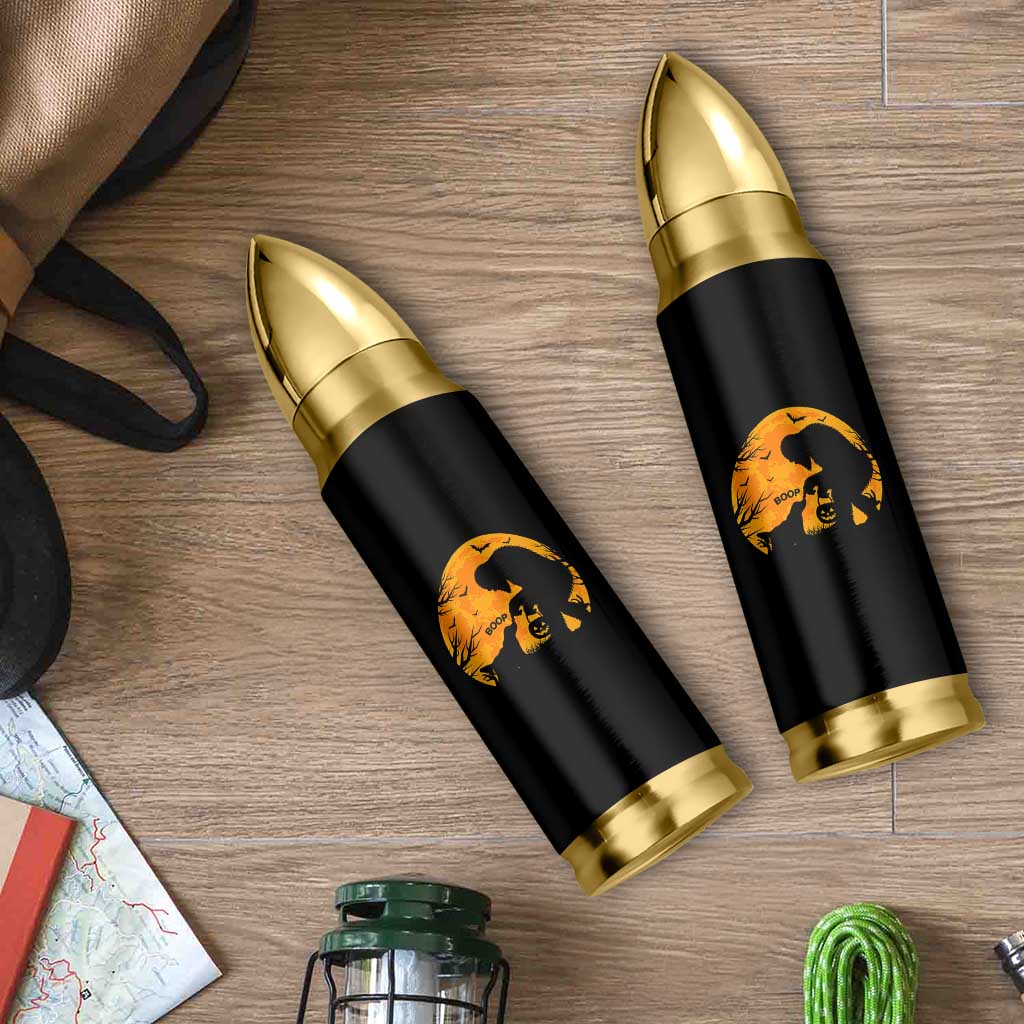 Bigfoot Boop Dog Hallowwen Bullet Tumbler Funny Sasquatch Meme Dog Lovers Full Moon