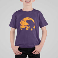 Bigfoot Boop Dog Hallowwen T Shirt For Kid Funny Sasquatch Meme Dog Lovers Full Moon