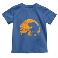 Bigfoot Boop Dog Hallowwen Toddler T Shirt Funny Sasquatch Meme Dog Lovers Full Moon