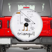 Triangull Triangle Seagull Bird Pun Spare Tire Cover Funny Math Teacher Humor