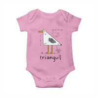 Triangull Triangle Seagull Bird Pun Baby Onesie Funny Math Teacher Humor