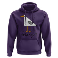 Triangull Triangle Seagull Bird Pun Hoodie Funny Math Teacher Humor