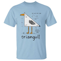 Triangull Triangle Seagull Bird Pun T Shirt Funny Math Teacher Humor