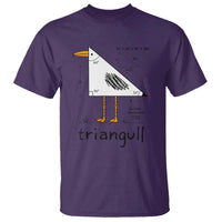Triangull Triangle Seagull Bird Pun T Shirt Funny Math Teacher Humor