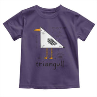 Triangull Triangle Seagull Bird Pun Toddler T Shirt Funny Math Teacher Humor