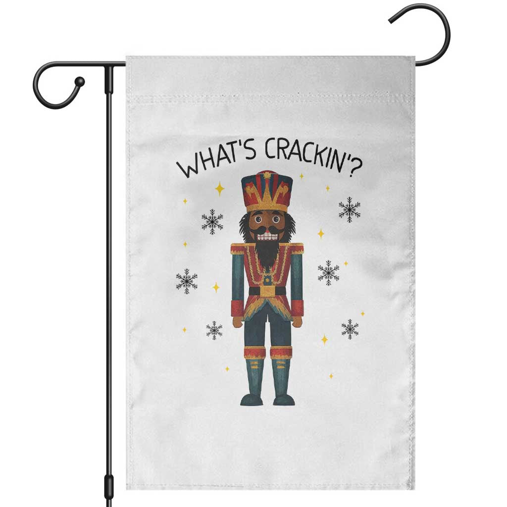 Nutcracker Christmas Garden Flag What Is Cracking - Wonder Print Shop