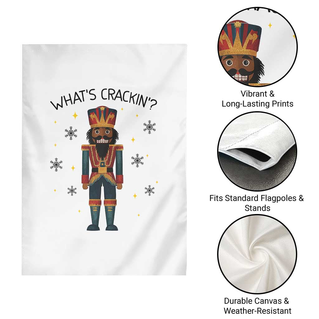Nutcracker Christmas Garden Flag What Is Cracking - Wonder Print Shop
