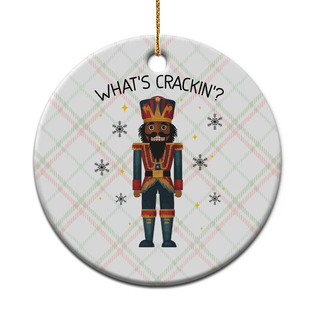 Nutcracker Christmas Ceramic Ornament What Is Cracking - Wonder Print Shop