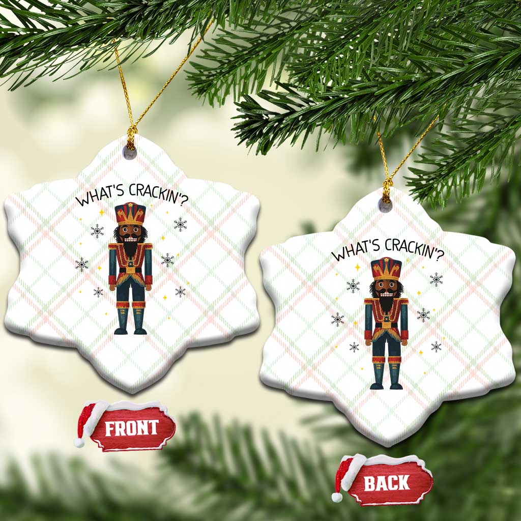Nutcracker Christmas Ceramic Ornament What Is Cracking - Wonder Print Shop