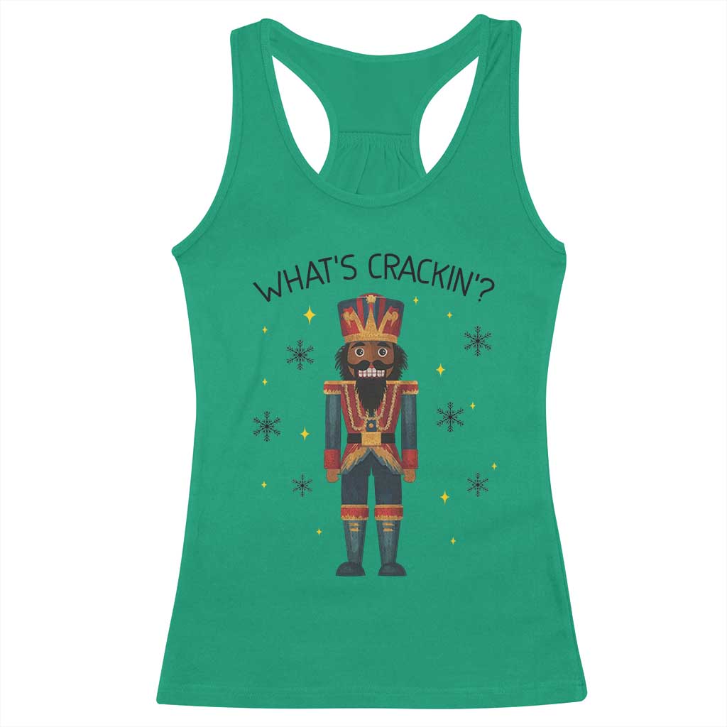 Nutcracker Christmas Racerback Tank Top What Is Cracking - Wonder Print Shop