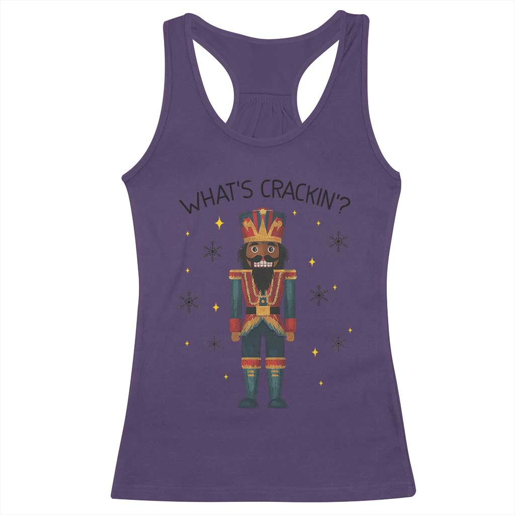 Nutcracker Christmas Racerback Tank Top What Is Cracking - Wonder Print Shop