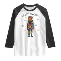 Nutcracker Christmas Raglan Shirt What Is Cracking - Wonder Print Shop