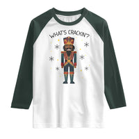 Nutcracker Christmas Raglan Shirt What Is Cracking - Wonder Print Shop