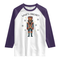 Nutcracker Christmas Raglan Shirt What Is Cracking - Wonder Print Shop