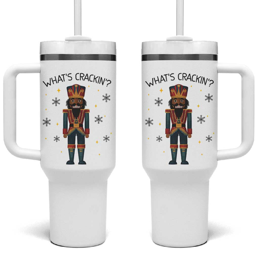Nutcracker Christmas Tumbler With Handle What Is Cracking - Wonder Print Shop