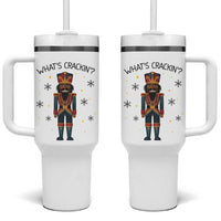Nutcracker Christmas Tumbler With Handle What Is Cracking - Wonder Print Shop