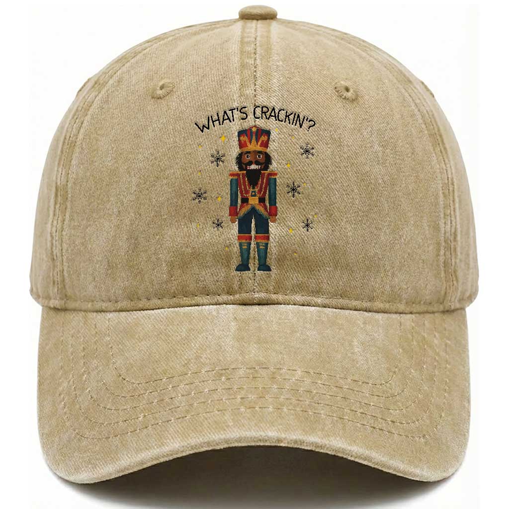 Nutcracker Christmas Washed Cotton Baseball Cap What Is Cracking
