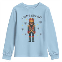 Nutcracker Christmas Youth Sweatshirt What Is Cracking - Wonder Print Shop