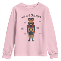 Nutcracker Christmas Youth Sweatshirt What Is Cracking - Wonder Print Shop