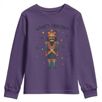 Nutcracker Christmas Youth Sweatshirt What Is Cracking - Wonder Print Shop