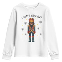 Nutcracker Christmas Youth Sweatshirt What Is Cracking - Wonder Print Shop