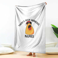 Marcus The Worm Christmas Meme Throw Blanket There Is Been Numeous Injuries - Wonder Print Shop