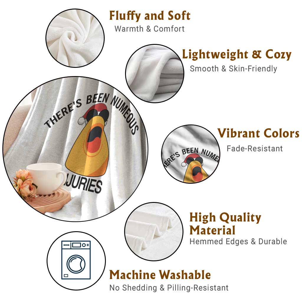 Marcus The Worm Christmas Meme Throw Blanket There Is Been Numeous Injuries - Wonder Print Shop