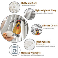 Marcus The Worm Christmas Meme Throw Blanket There Is Been Numeous Injuries - Wonder Print Shop