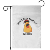 Marcus The Worm Christmas Meme Garden Flag There Is Been Numeous Injuries - Wonder Print Shop