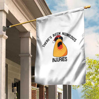 Marcus The Worm Christmas Meme Garden Flag There Is Been Numeous Injuries - Wonder Print Shop