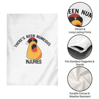 Marcus The Worm Christmas Meme Garden Flag There Is Been Numeous Injuries - Wonder Print Shop