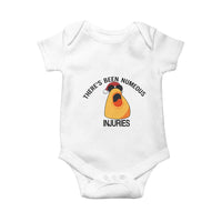 Marcus The Worm Christmas Meme Baby Onesie There Is Been Numeous Injuries - Wonder Print Shop