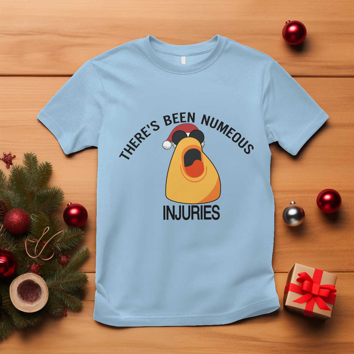 Marcus The Worm Christmas Meme T Shirt There Is Been Numeous Injuries - Wonder Print Shop